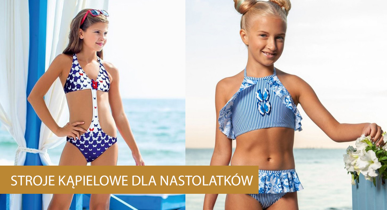 Stroje kąpielowe dla nastolatków hurtowo kupić w Polsce