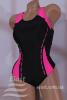 Kadın spor mayo Z.Five LJ392 Pembe Desenli Siyah toptan